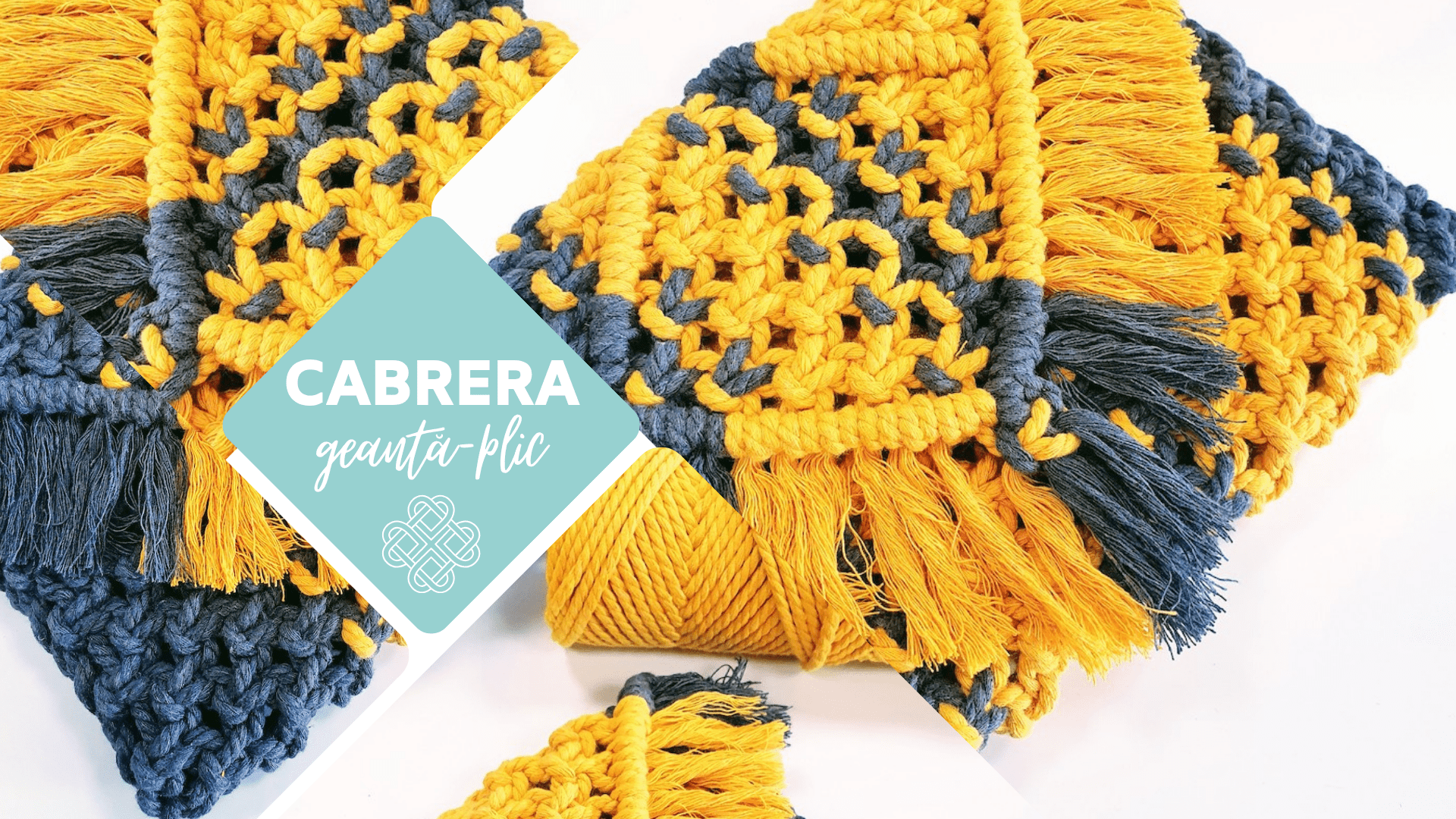 Tutorial de macrame - geanta-plic Cabrera