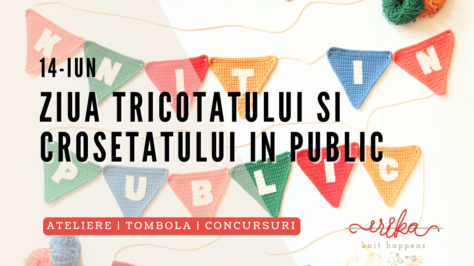 Ziua Mondială a Tricotatului și Croșetatului in Public - Ediția 2025