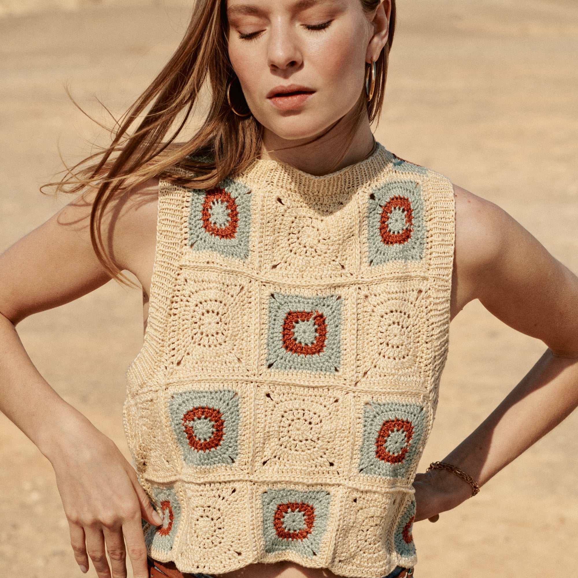 Top croșetat Linarte