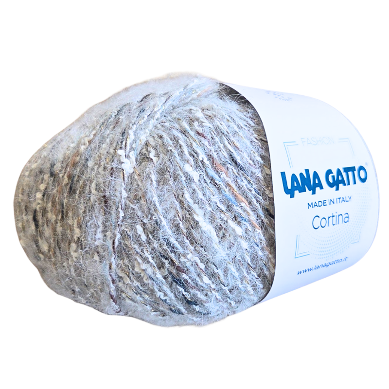 Cortina - fir texturat de bumbac cu alpaca superfină