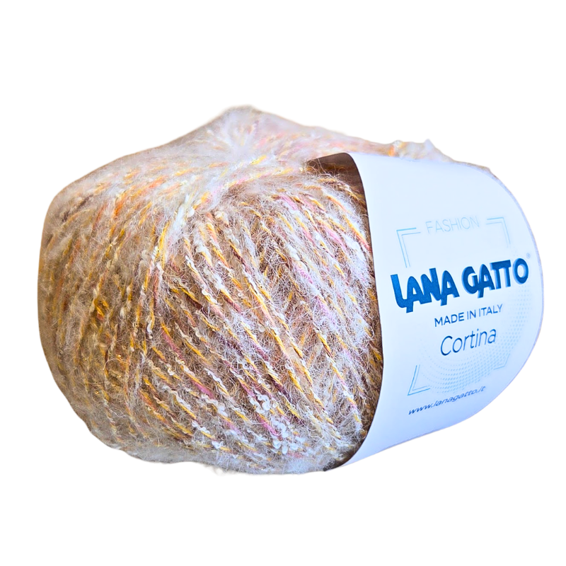 Cortina - fir texturat de bumbac cu alpaca superfină