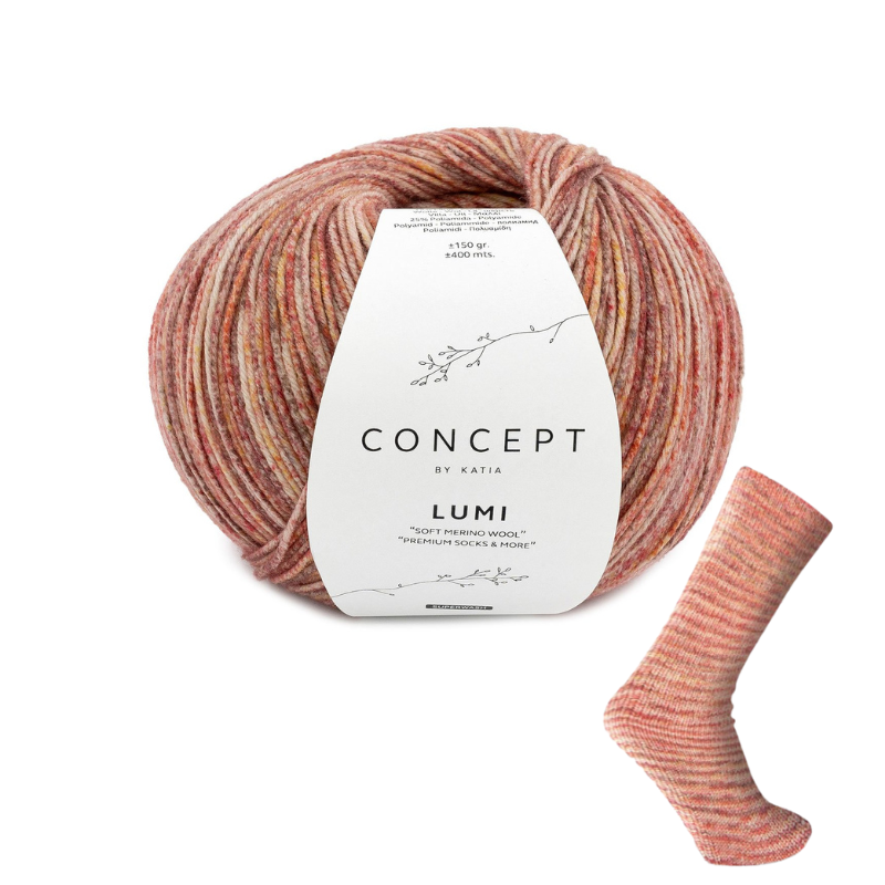Lumi Socks - fir variegat de merinos