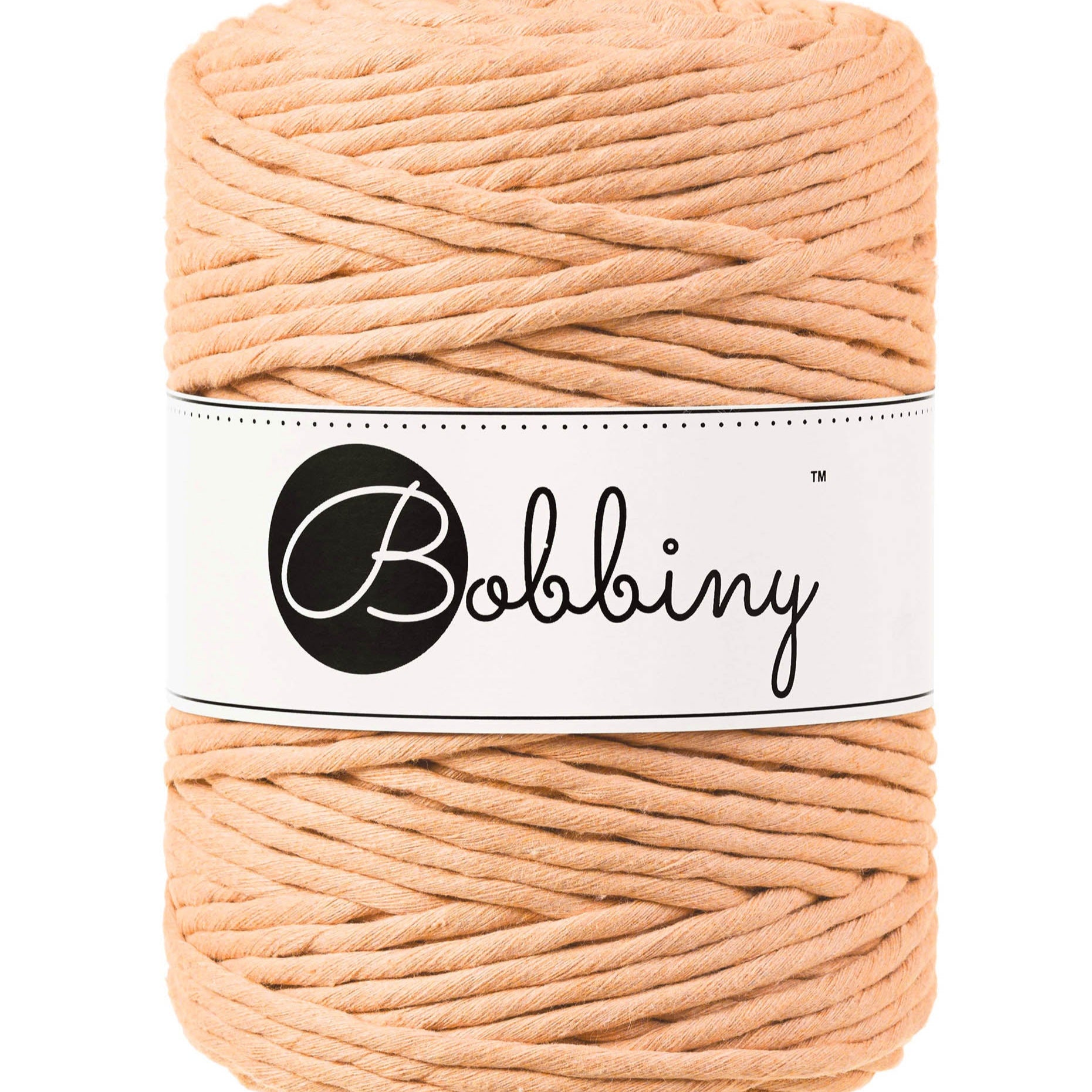 BOBBINY Large - sfoară răsucită pentru macrame, 5 mm