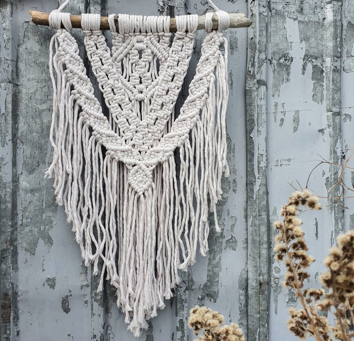 Decor perete din șnur clasic macrame Bobbiny, 5 mm