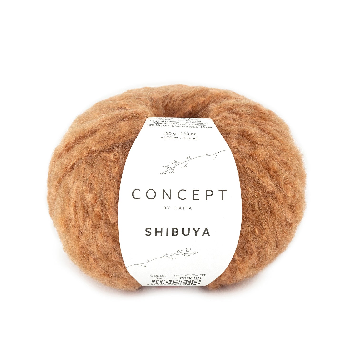 Shibuya - fir buclat de merinos cu bumbac și mohair natural