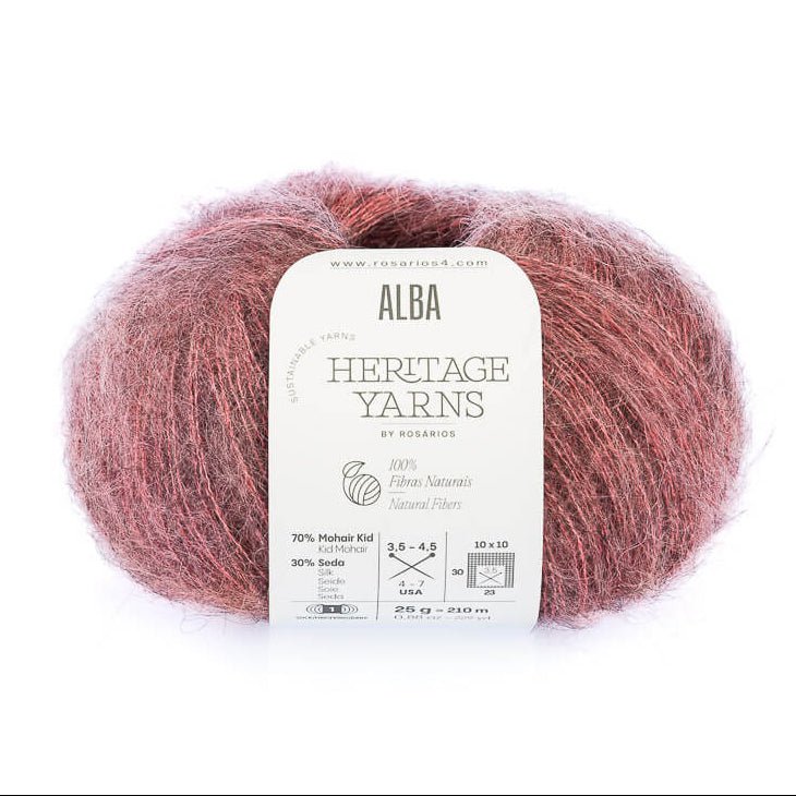 Alba - fir superfin de mohair cu mătase naturală