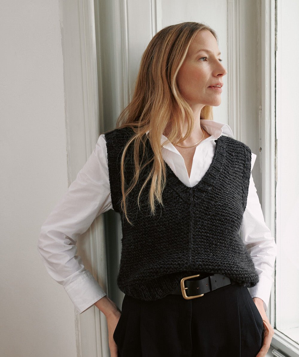 Vestă tricotată Alta Moda Cashmere 16