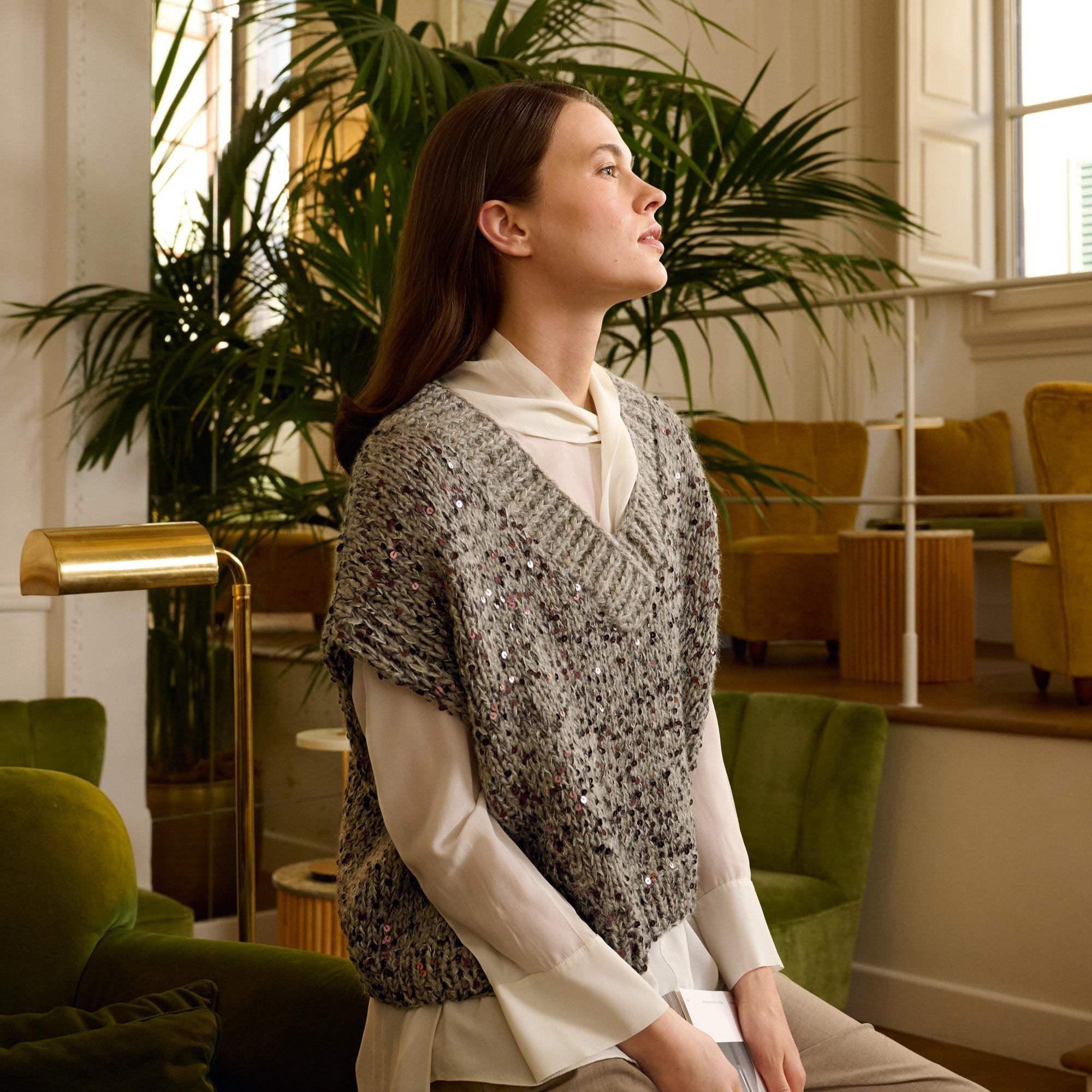 Setasuri - fir de alpaca Suri cu mătase naturală