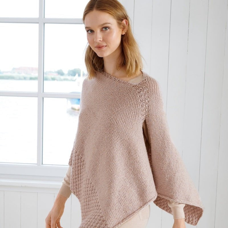 Capă tricotată Alta Moda Cashmere 16