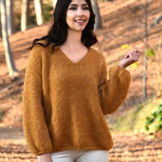 Aria - fir pufos de alpaca și merinos extrafin