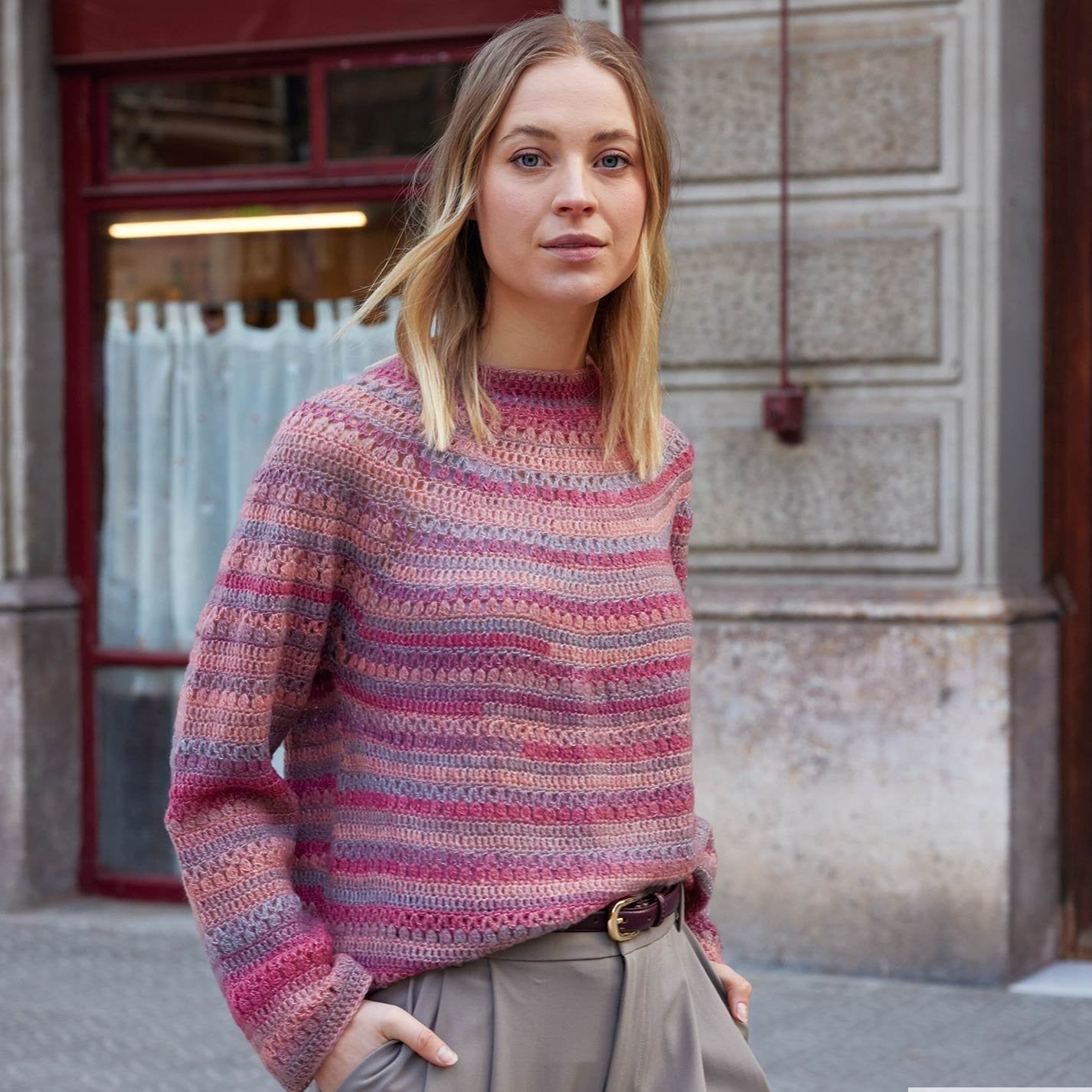 Atenea Tones - fir subțire variegat de merinos cu cașmir și bumbac Mako