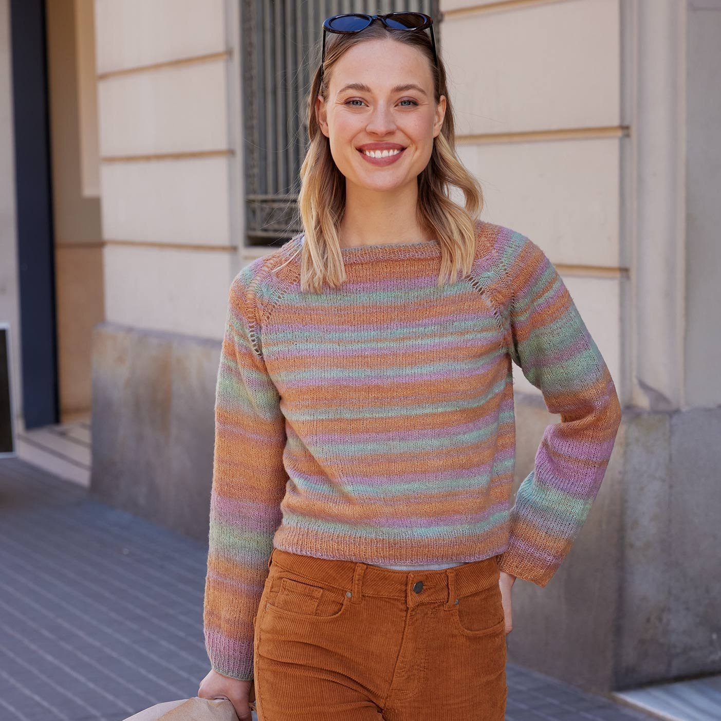 Atenea Tones - fir subțire variegat de merinos cu cașmir și bumbac Mako