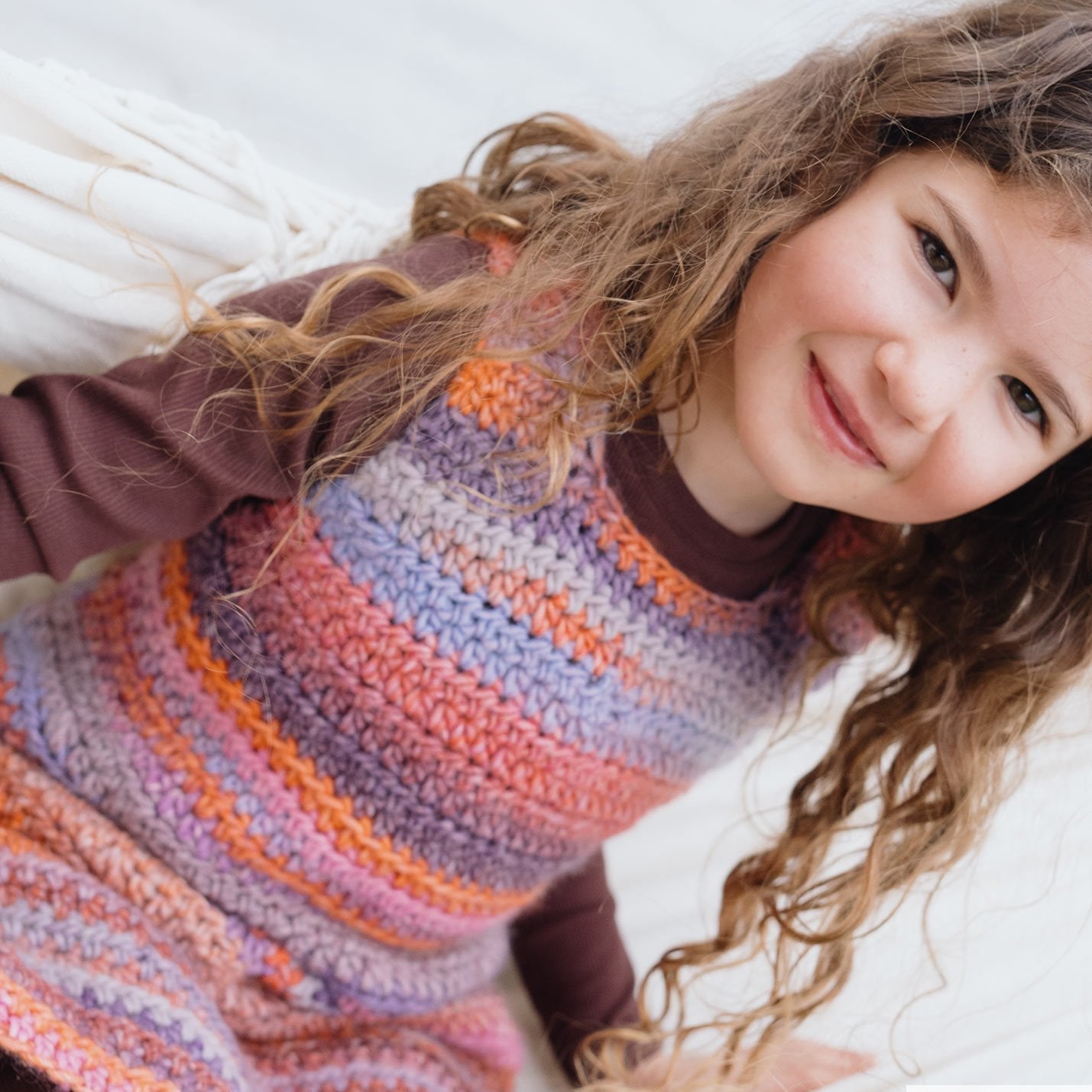 Azteca - fir variegat de lână cu acrilic