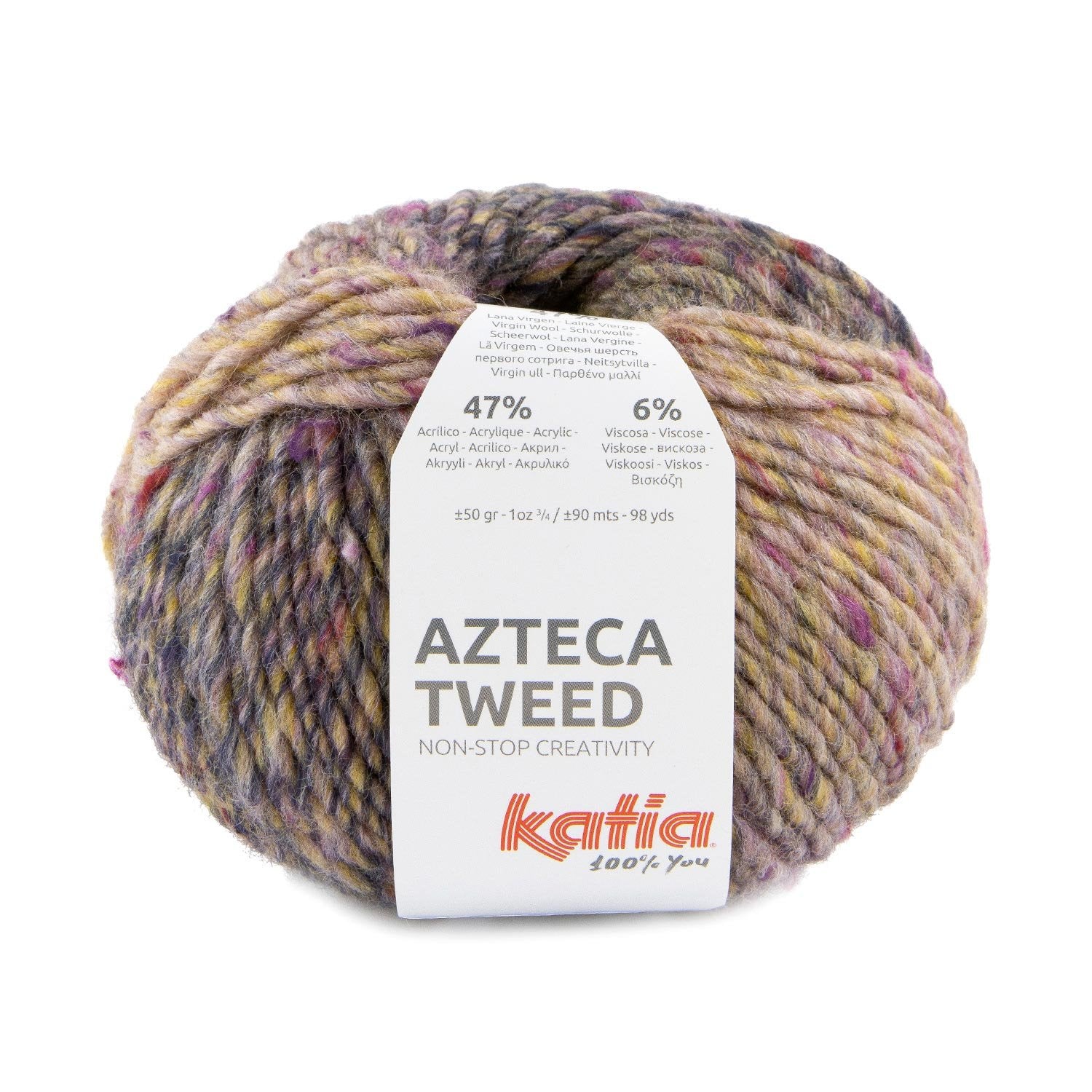 Azteca Tweed - fir variegat de lână cu acrilic