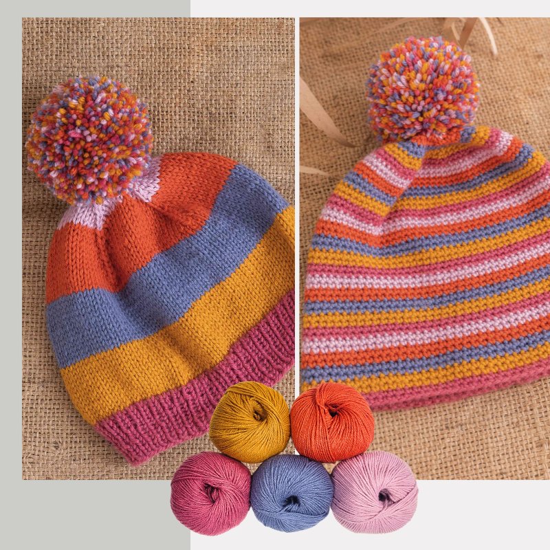 BASIC MERINO - kit universal pentru căciulă cu pompon