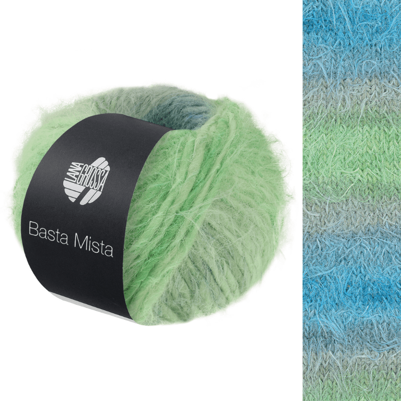 Basta Mista - fir pufos variegat de merinos și poliamidă