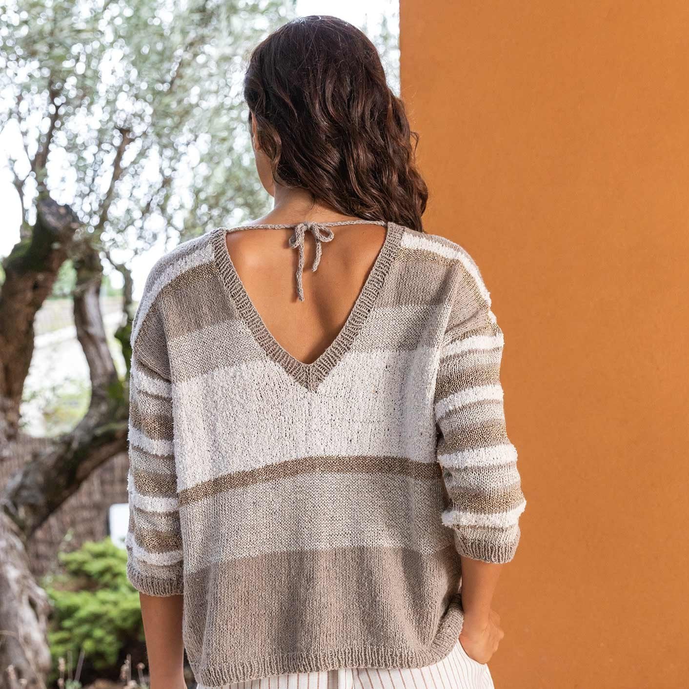 Blue Jeans III - fir monocolor de bumbac denim reciclat