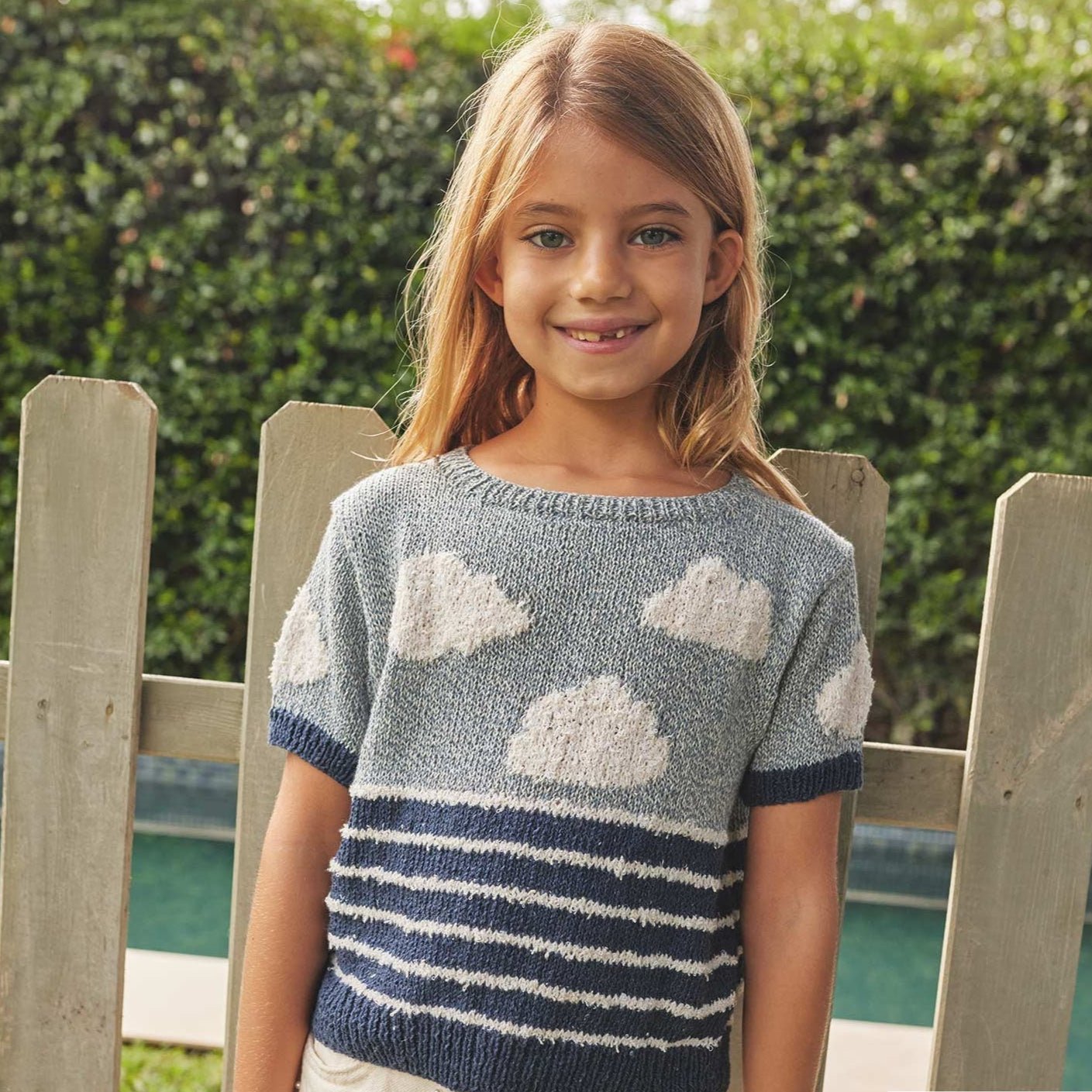 Blue Jeans IV - fir melanj de bumbac denim reciclat