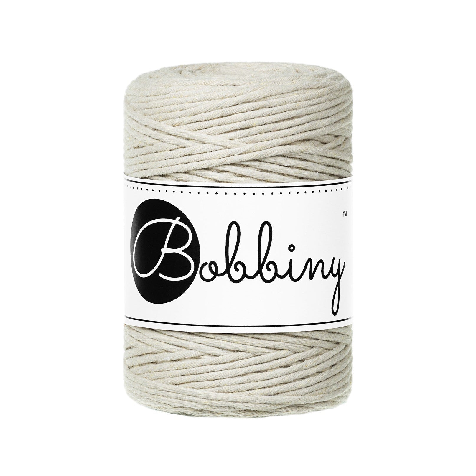 BOBBINY Baby - sfoară răsucită pentru macrame, 1.5 mm