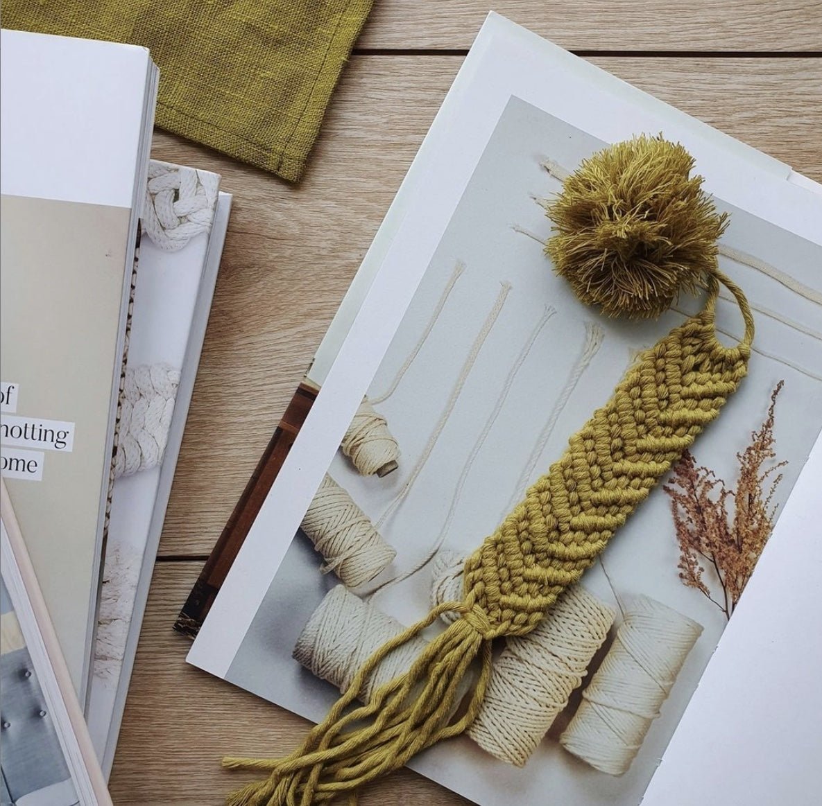 Semn de carte din șnur Baby pentru macrame, 1.5 mm