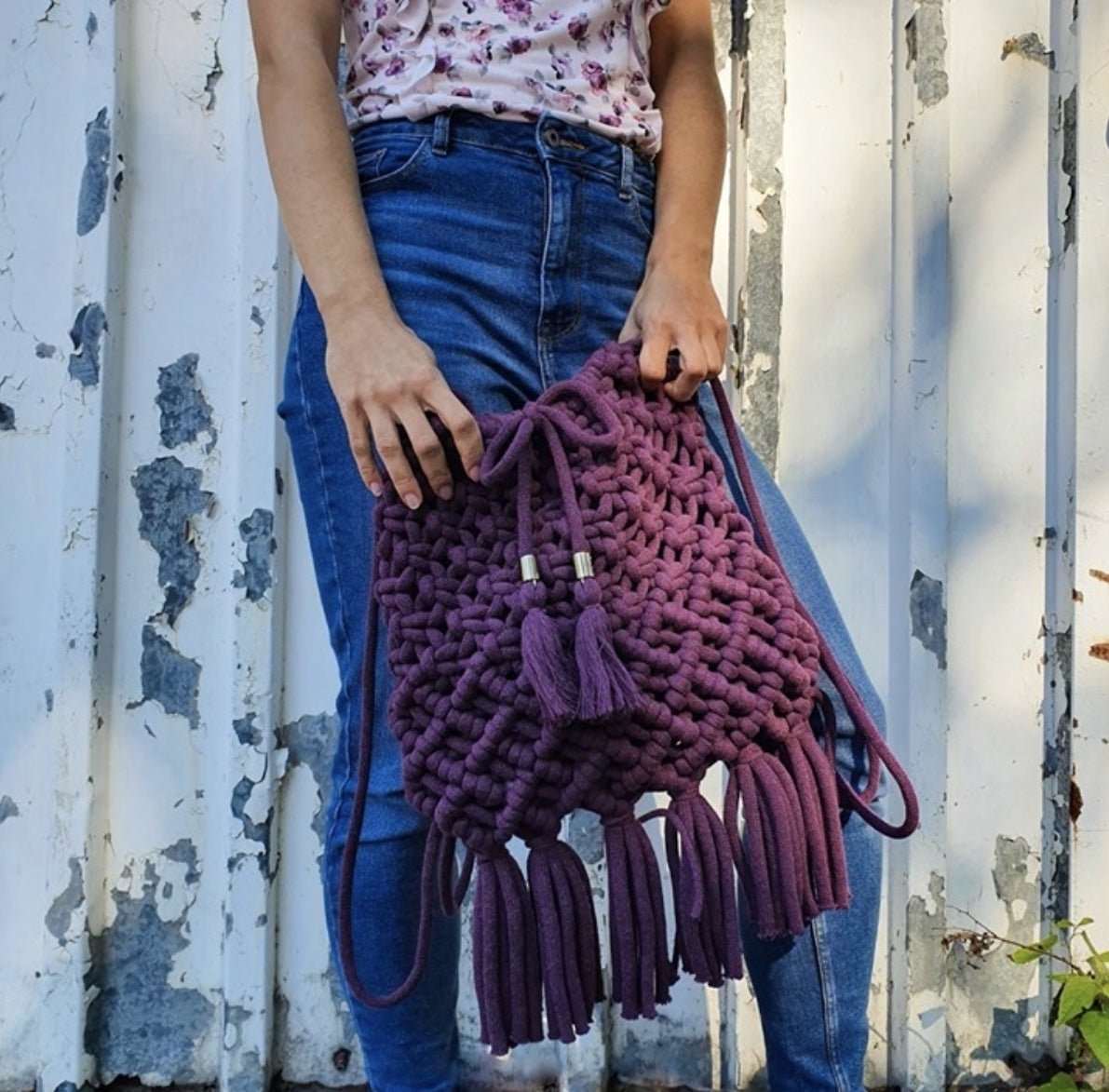 Geantă macrame Bobbiny Jumbo