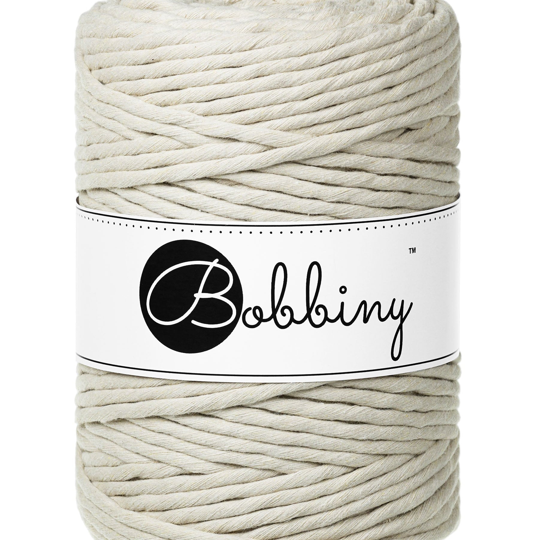 BOBBINY Large - sfoară răsucită pentru macrame, 5 mm