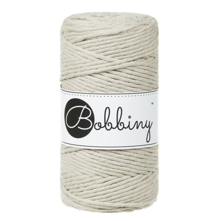 BOBBINY Medium - sfoară răsucită pentru macrame, 3 mm