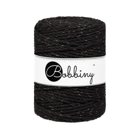 BOBBINY Triplu Large - sfoară triplu răsucită pentru macrame, 5 mm