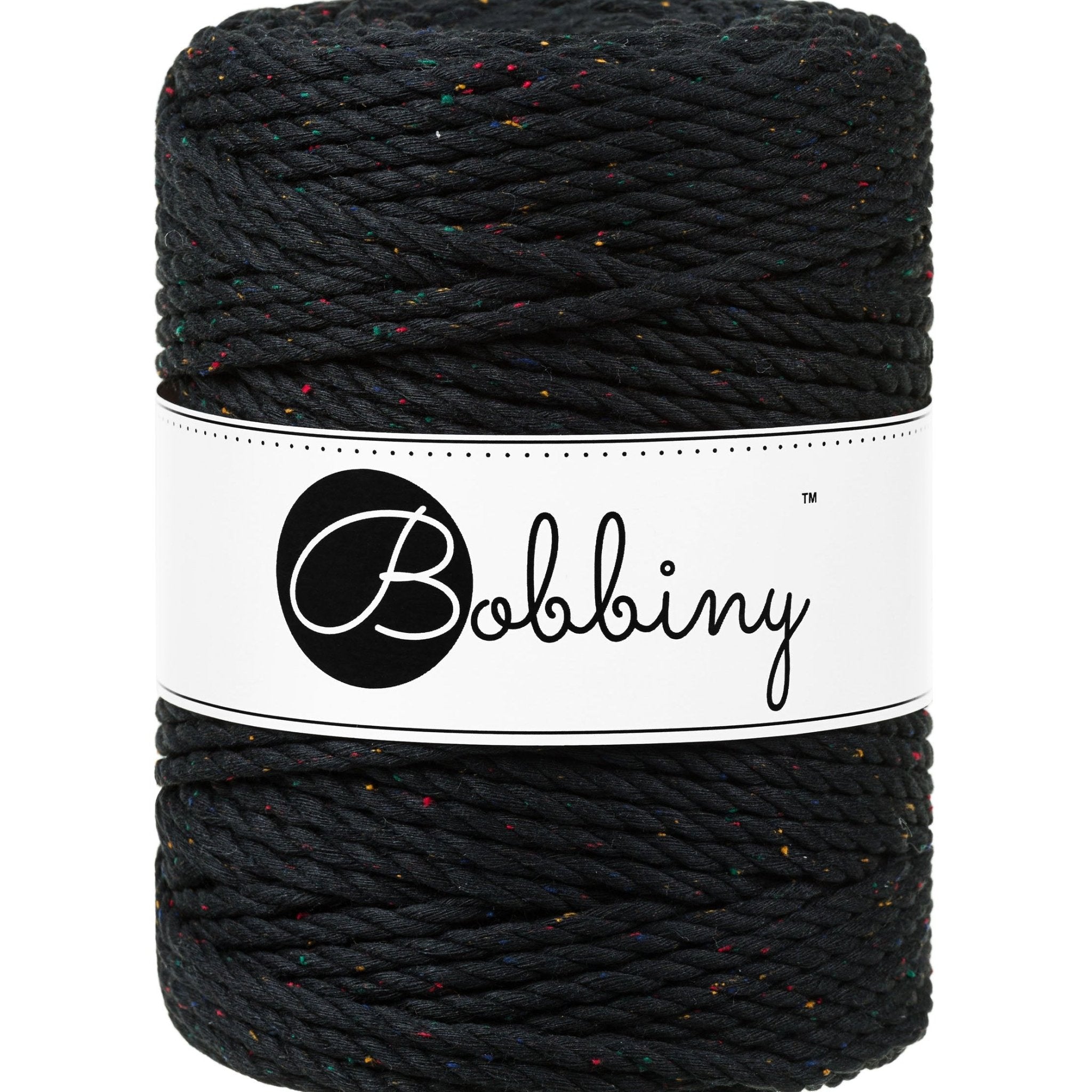 BOBBINY Triplu Large - sfoară triplu răsucită pentru macrame, 5 mm