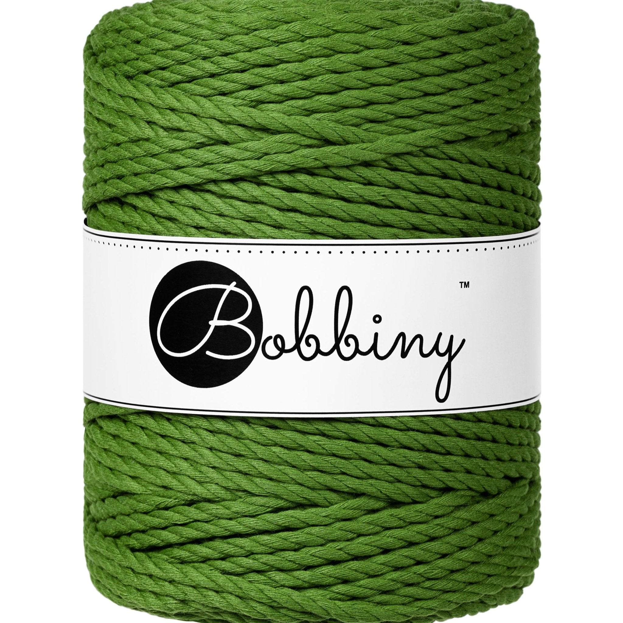 BOBBINY Triplu Large - sfoară triplu răsucită pentru macrame, 5 mm