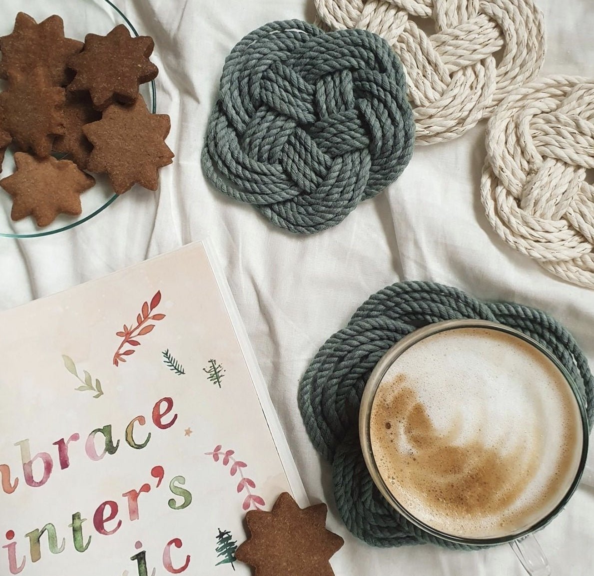 Suporturi impletite din șnur triplu-răsucit Bobbiny, 3 mm