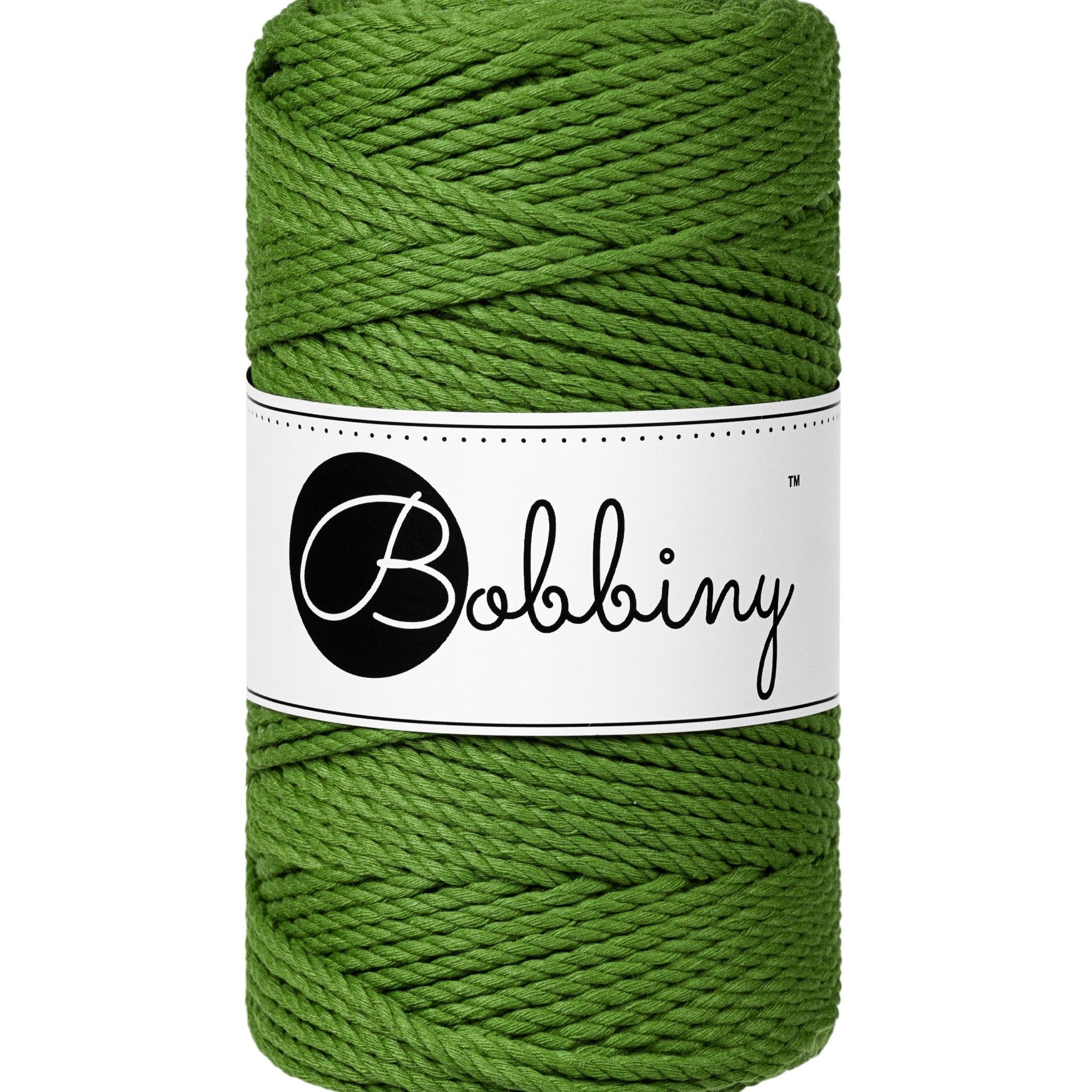 BOBBINY Triplu Medium - sfoară triplu răsucită pentru macrame, 3 mm