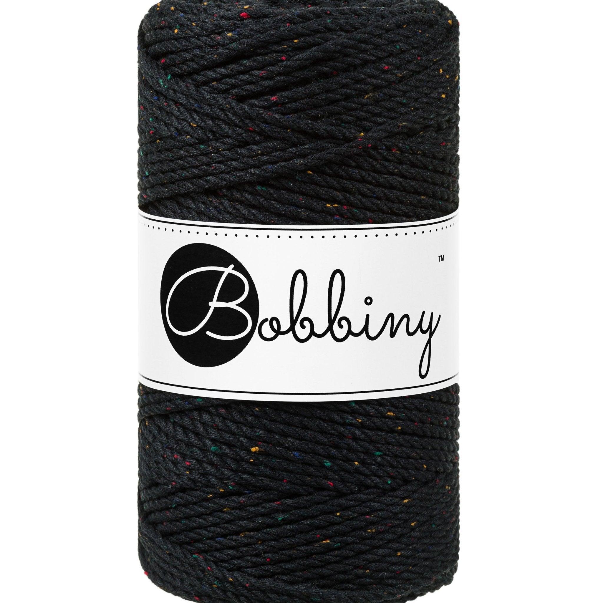 BOBBINY Triplu Medium - sfoară triplu răsucită pentru macrame, 3 mm