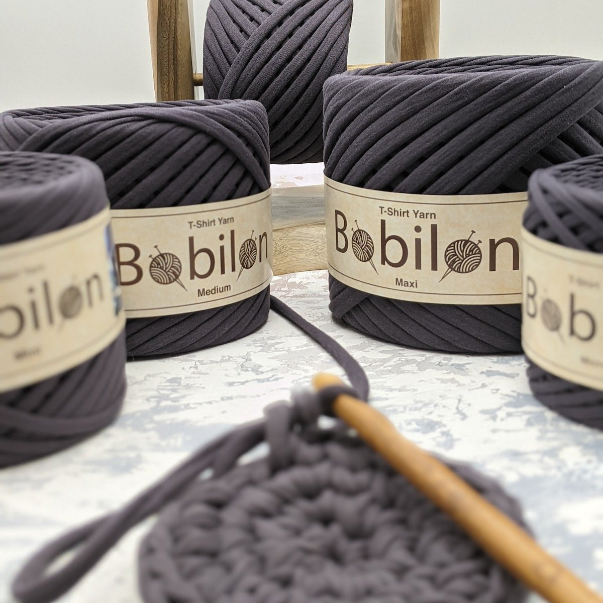 BOBILON Medium - bandă textilă, 7-9 mm