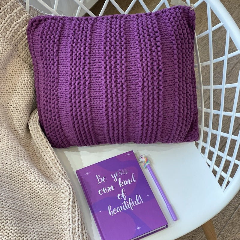 Pernă și pătură tricotate BOBILON