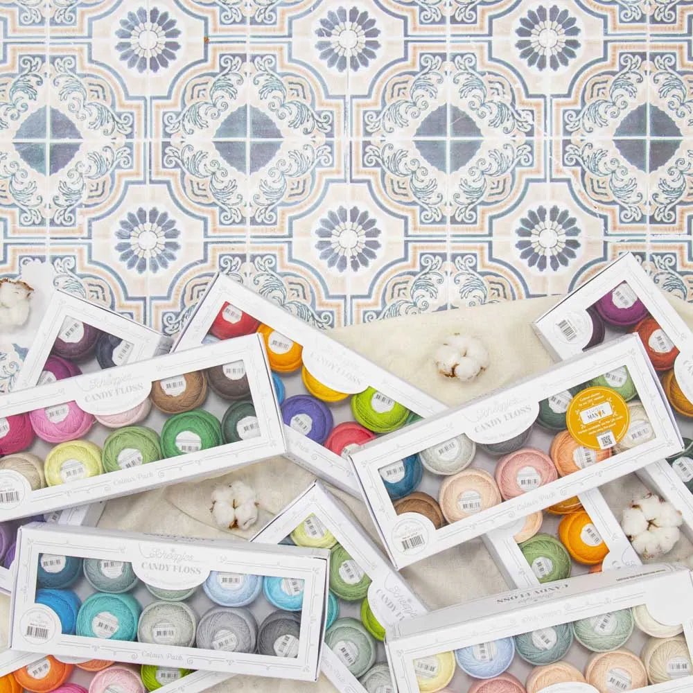 Candy Floss - set asortat de fire subțiri pentru croșetat
