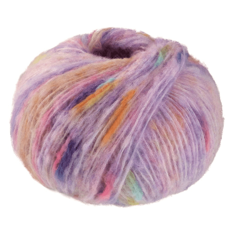 Cassata - fir pufos de merinos cu inserții multicolore