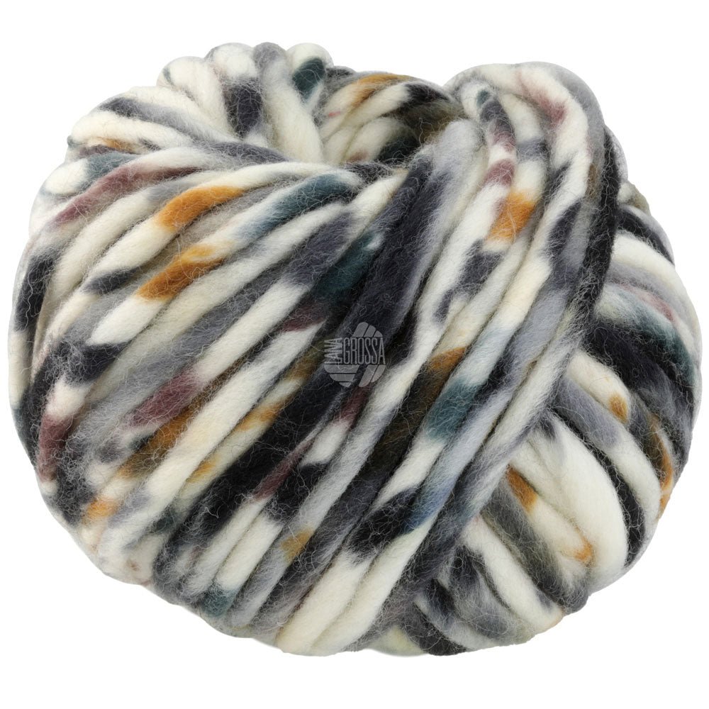 Confetti - fir supergros variegat de lână