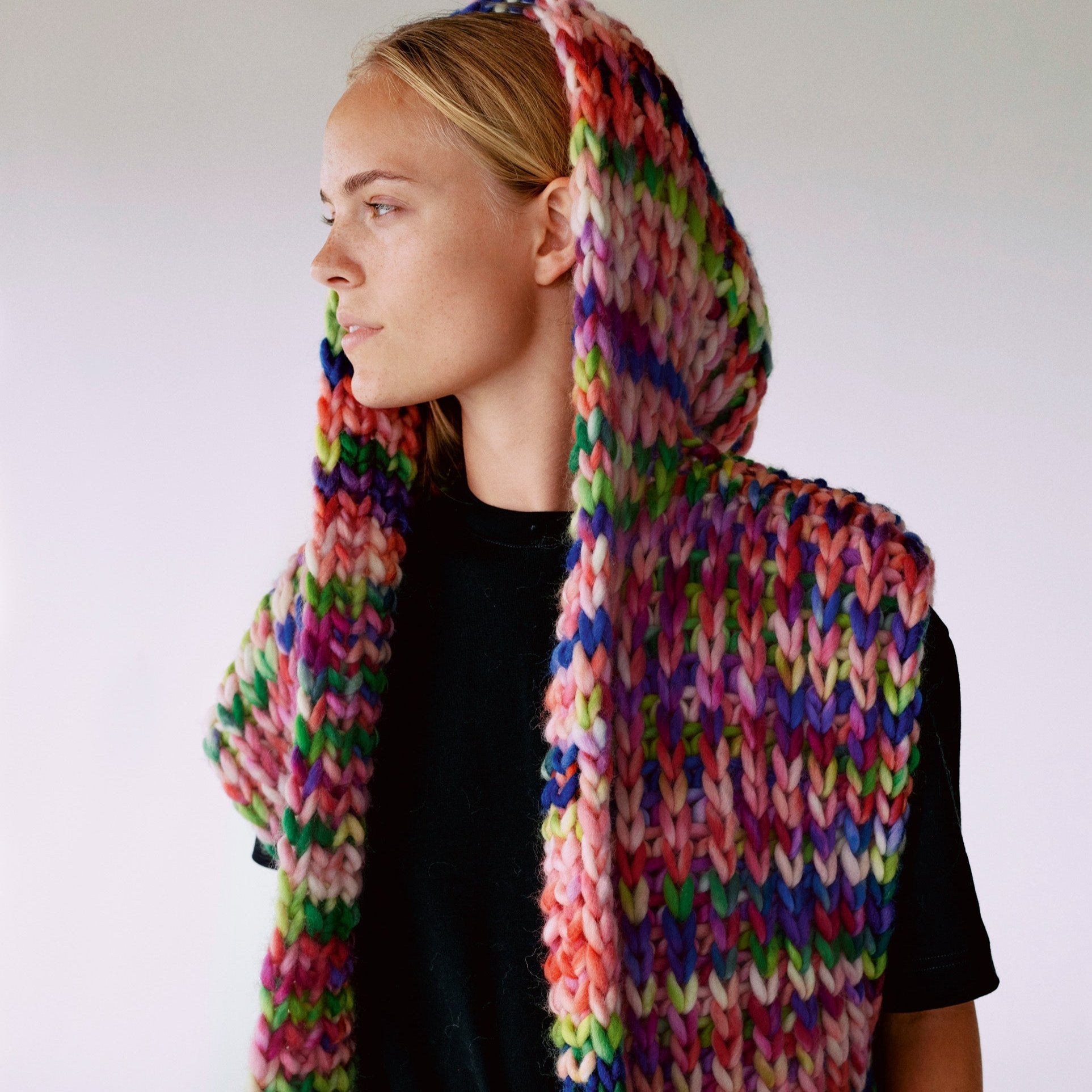 Confetti - fir supergros variegat de lână