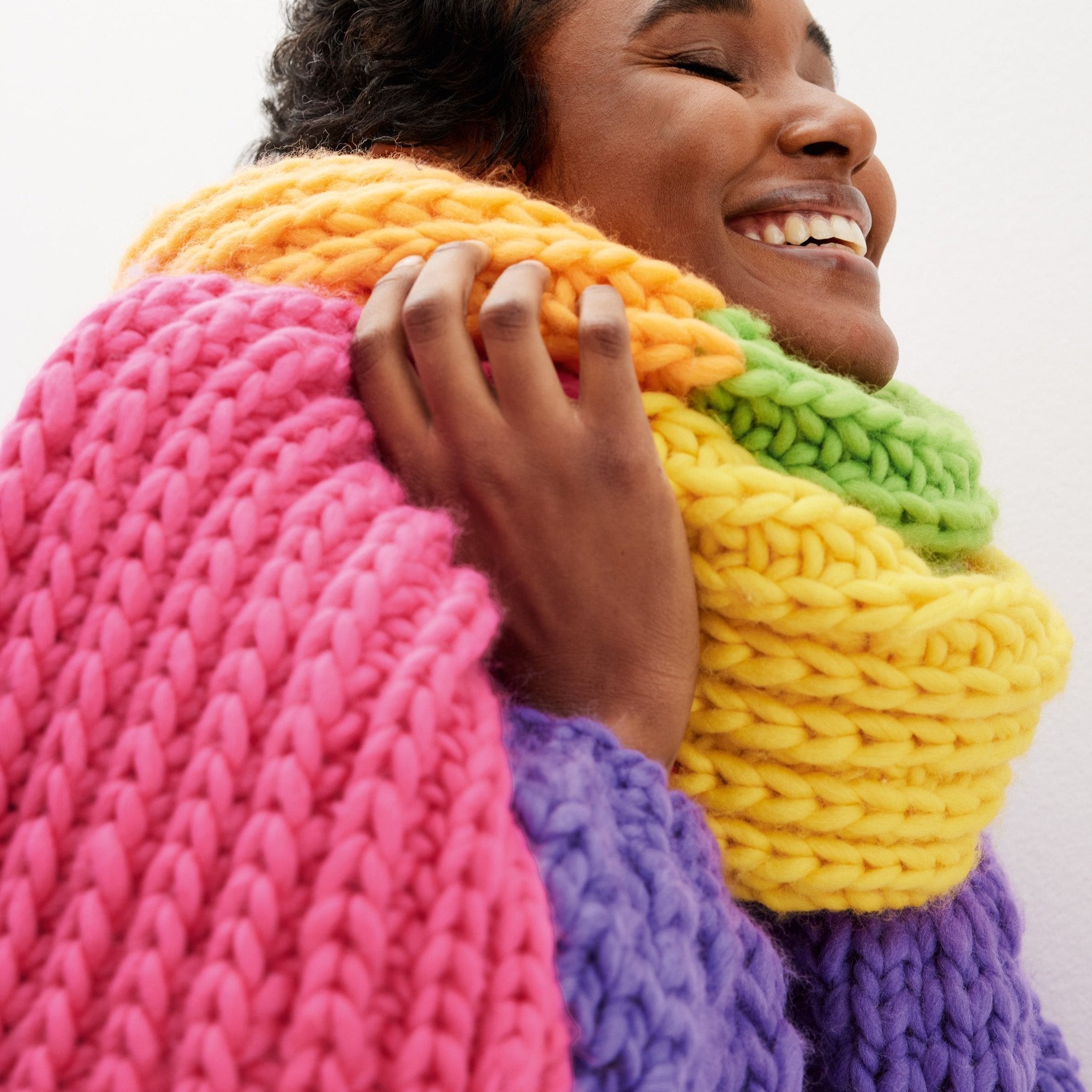 Confetti - fir supergros variegat de lână