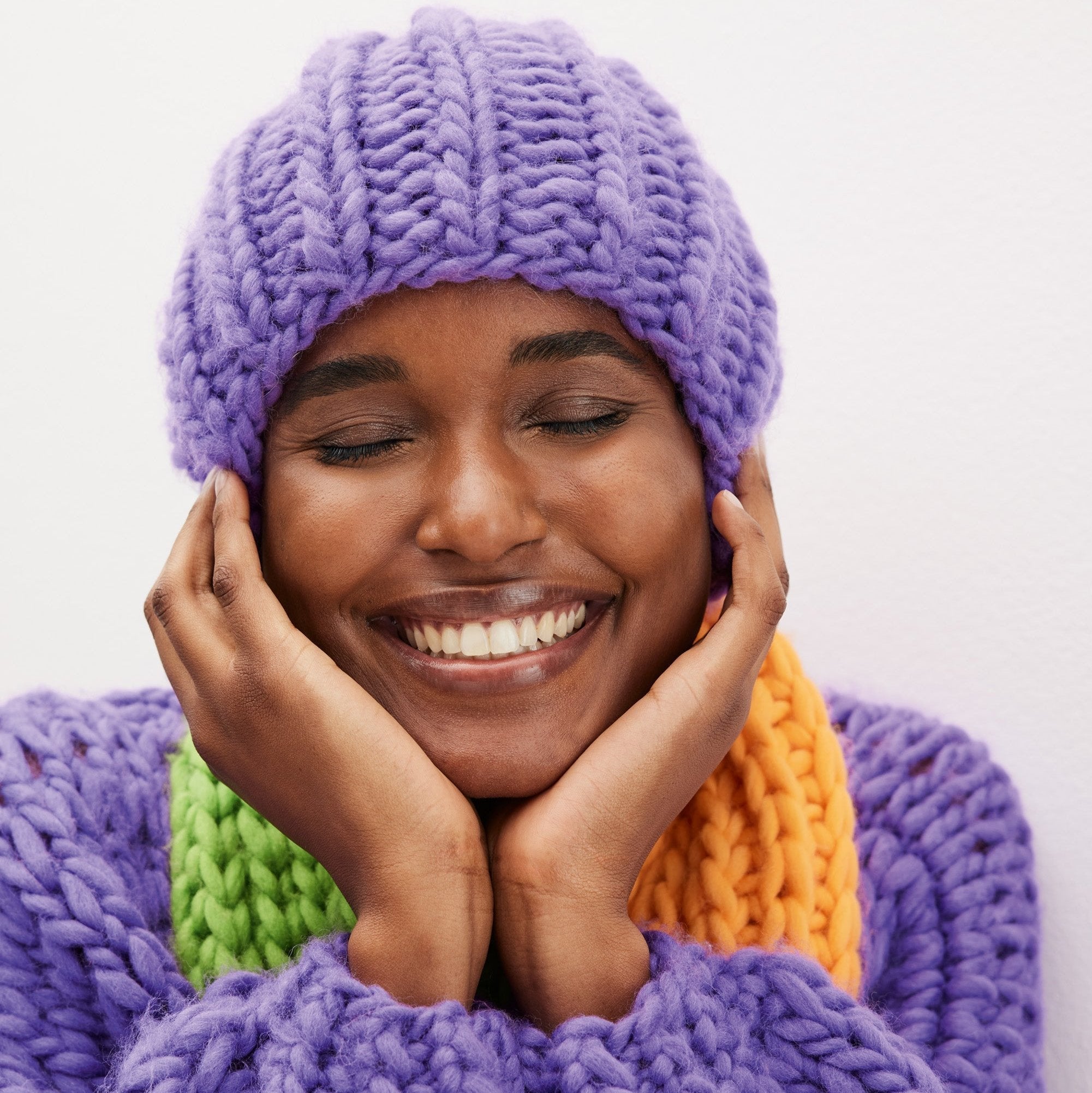 Confetti - fir supergros variegat de lână