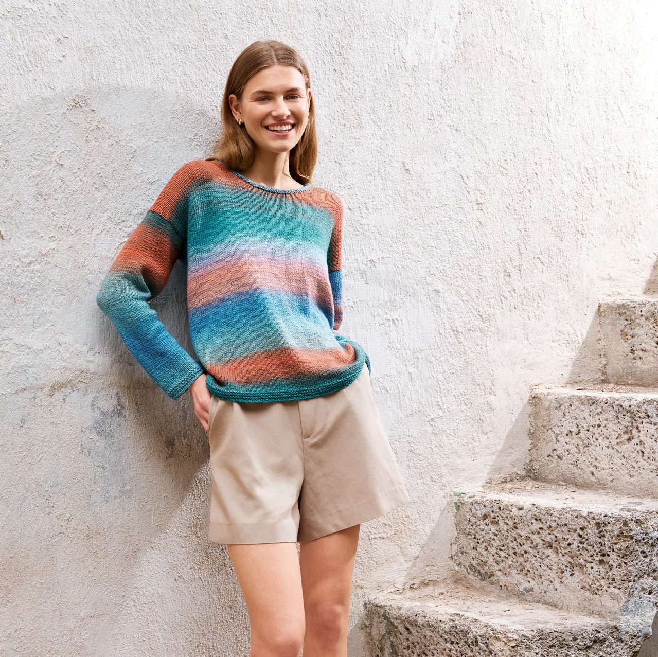 Cotonella - fir variegat de bumbac Pima