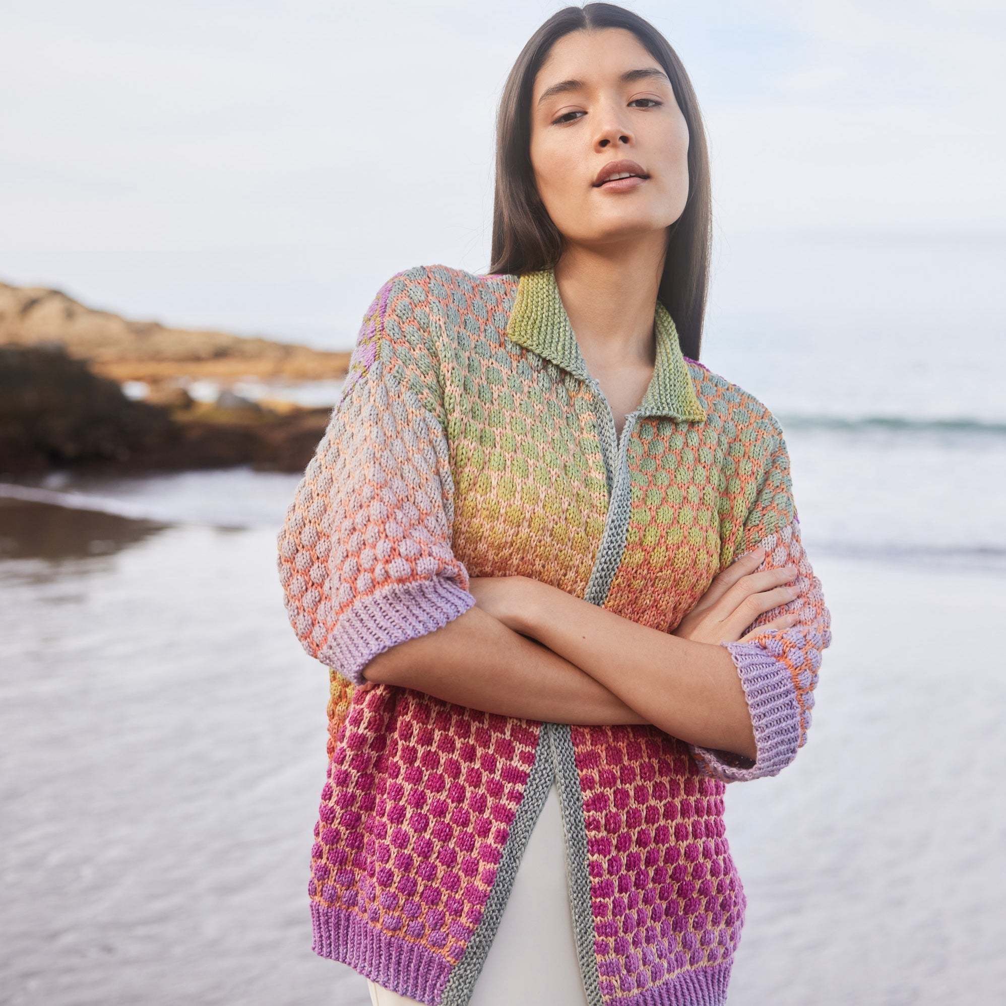 Cotonella - fir variegat de bumbac Pima