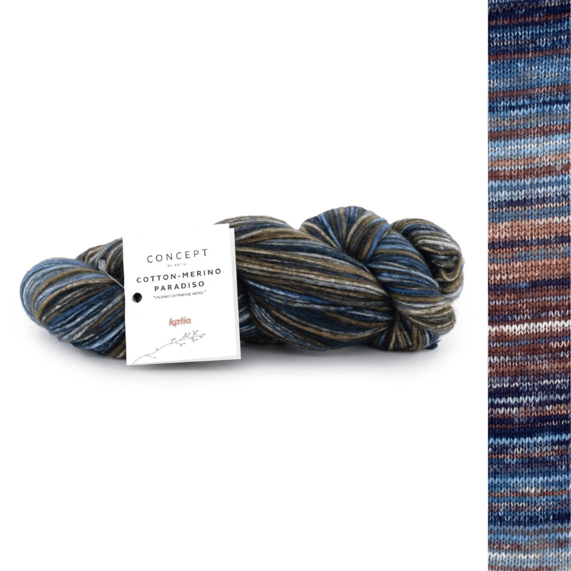 Cotton-Merino Paradiso - fir variegat de bumbac cu merinos