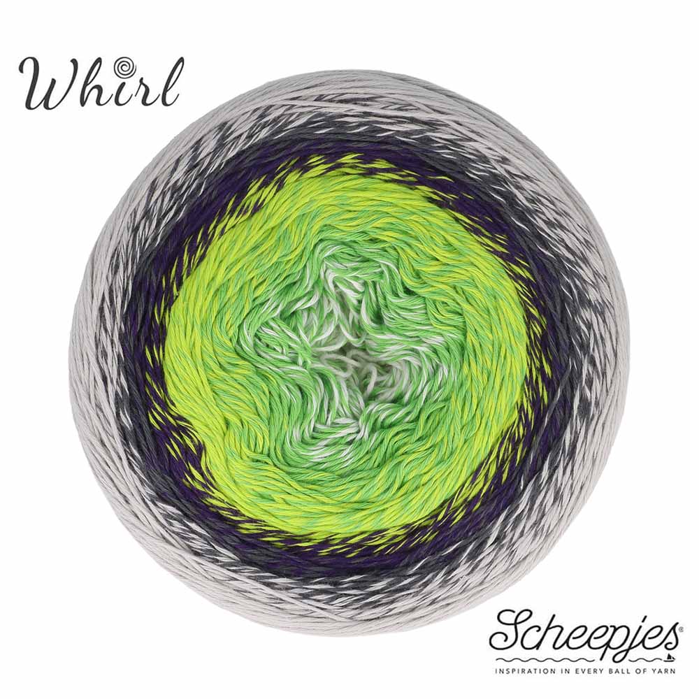 Cotton Whirl - fir subțire variegat de bumbac organic