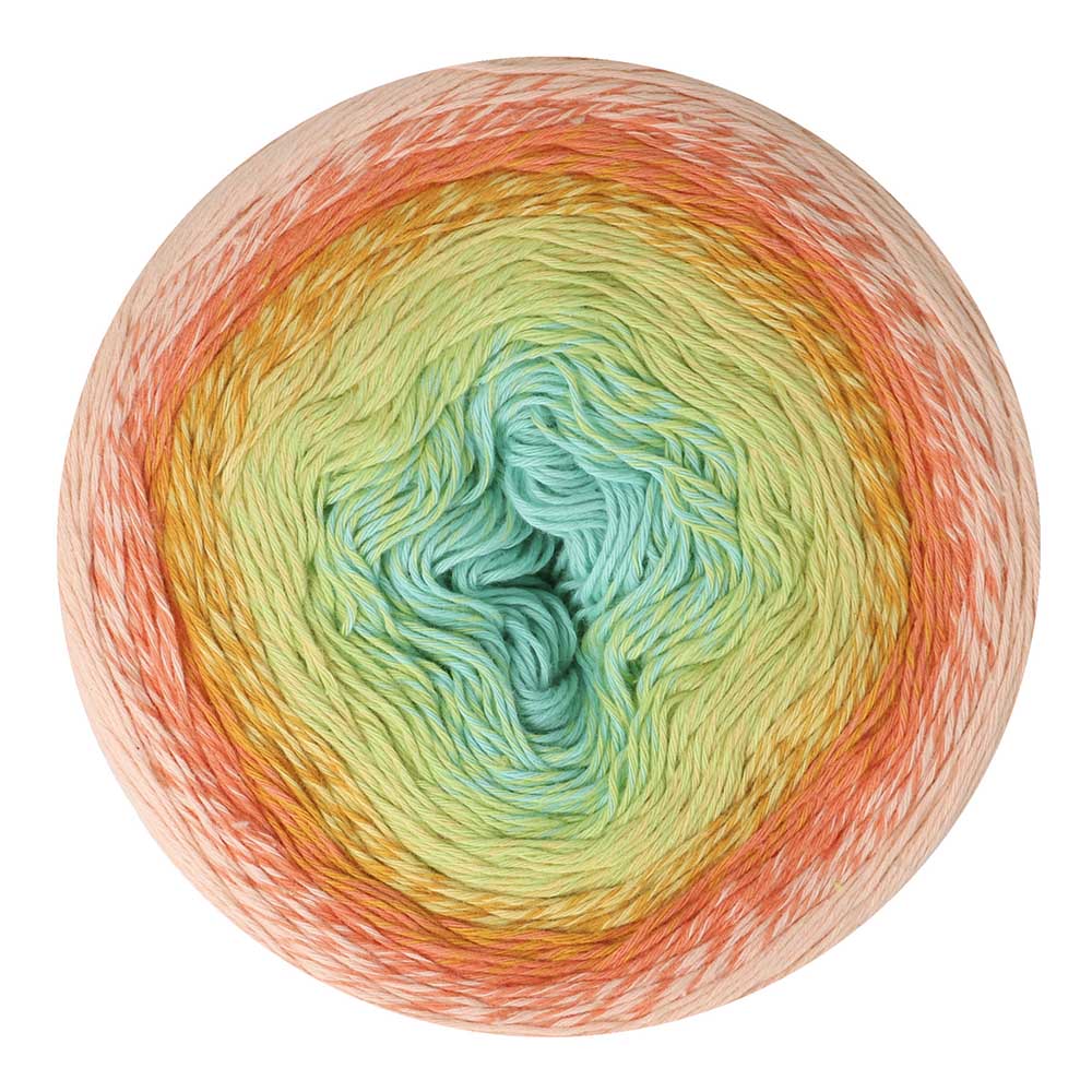 Cotton Whirl - fir subțire variegat de bumbac organic