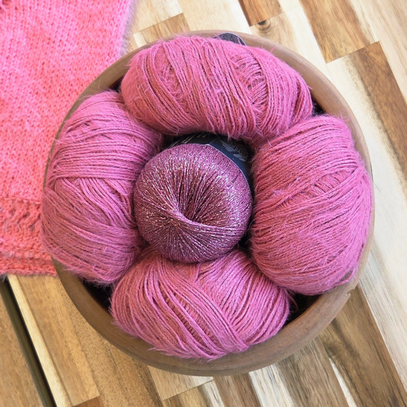 Curs Intensiv de Tricotat - Bluză cu Mâneci Raglan MAGNOLIA