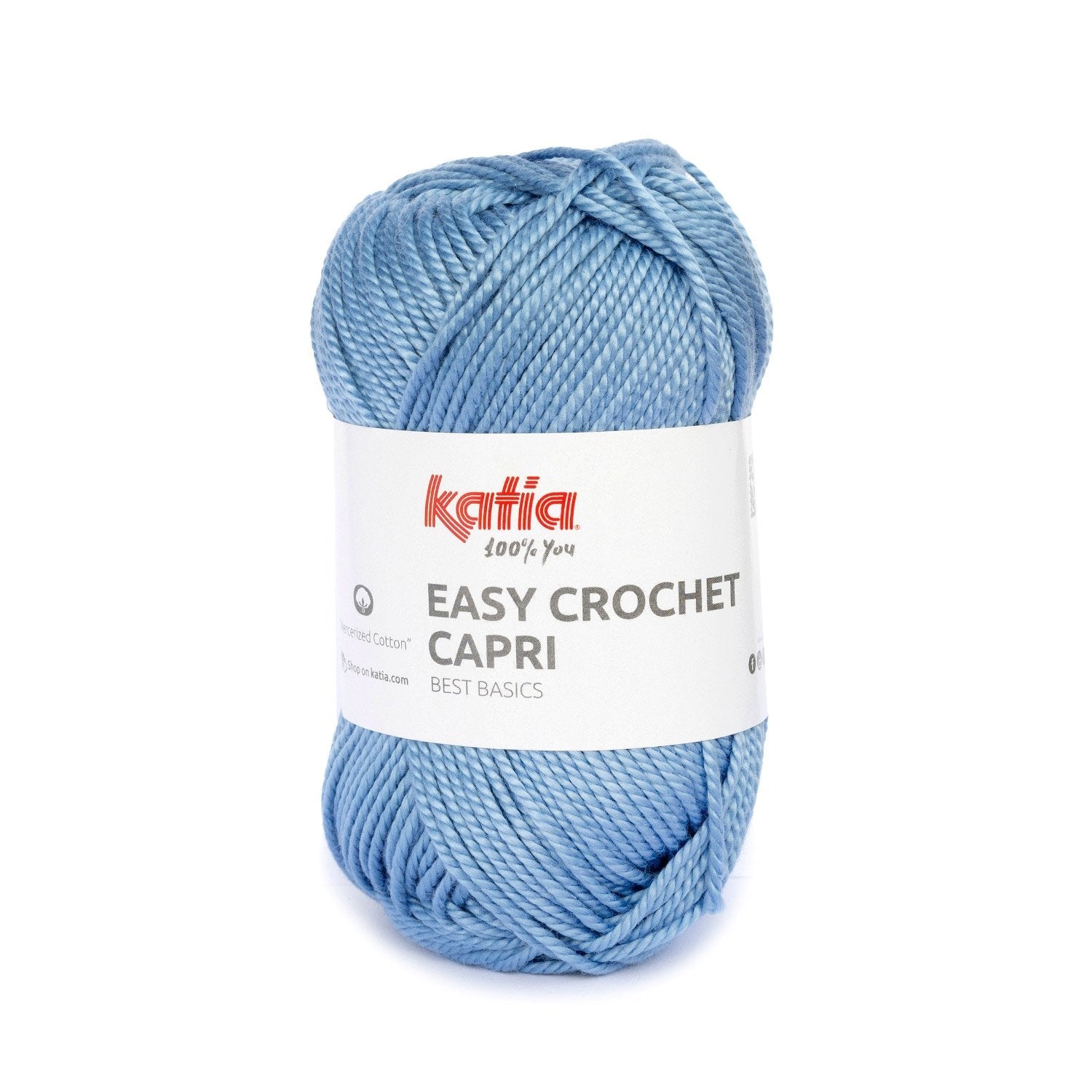 Easy Crochet Capri - fir răsucit de bumbac mercerizat