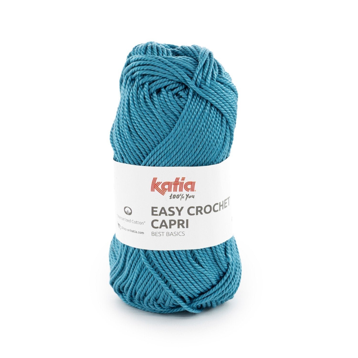 Easy Crochet Capri - fir răsucit de bumbac mercerizat