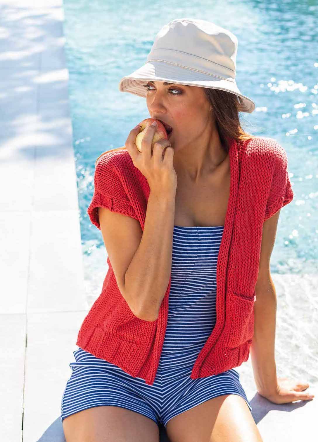 Vestă tricotată Easy Knit Cotton